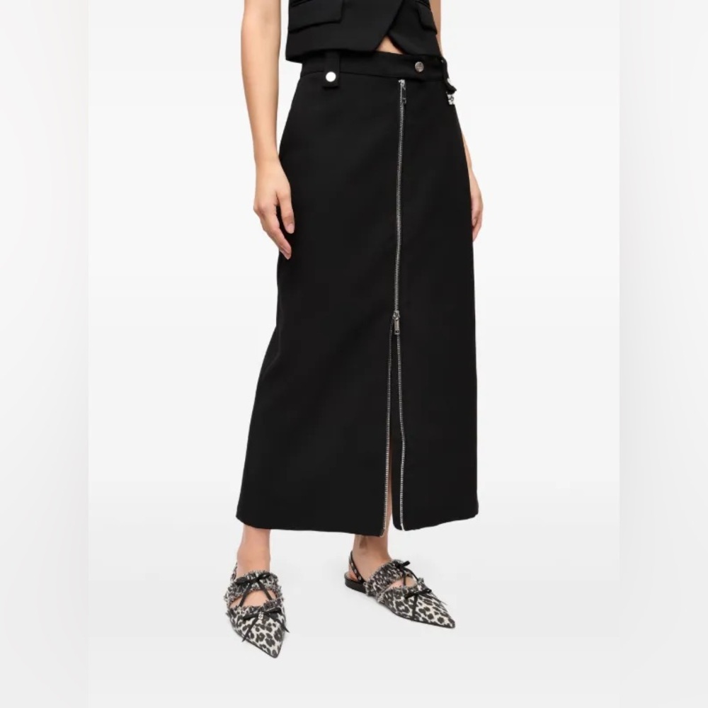 Elegant Black Maxi Skirt
